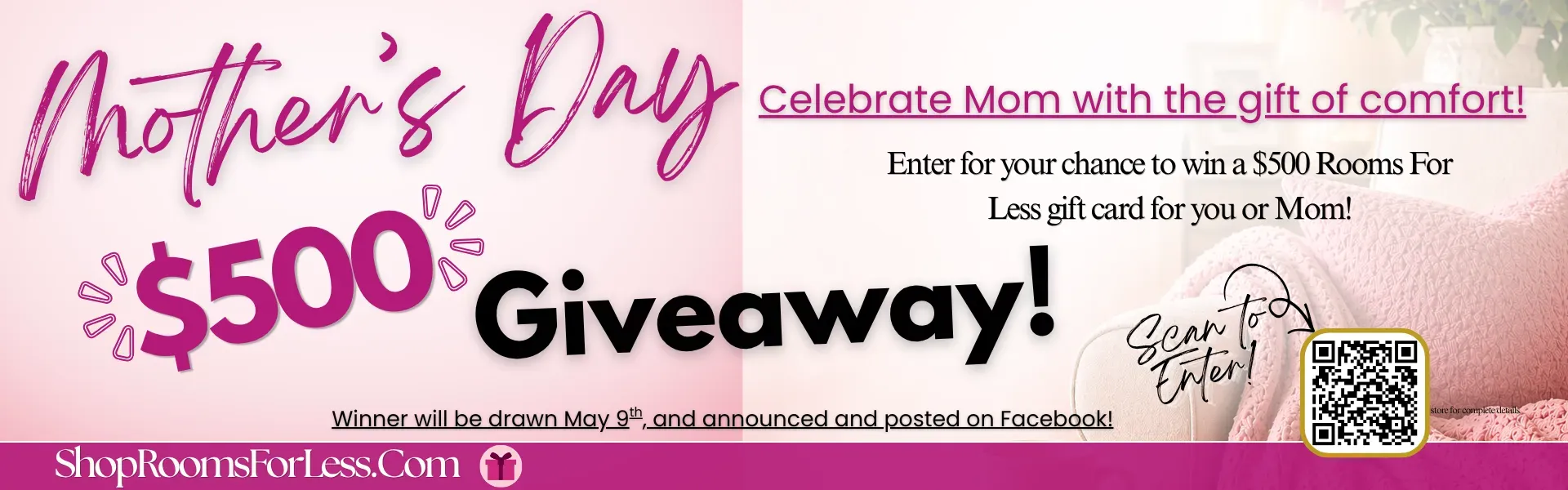 Mother's Day $500 Giveaway!